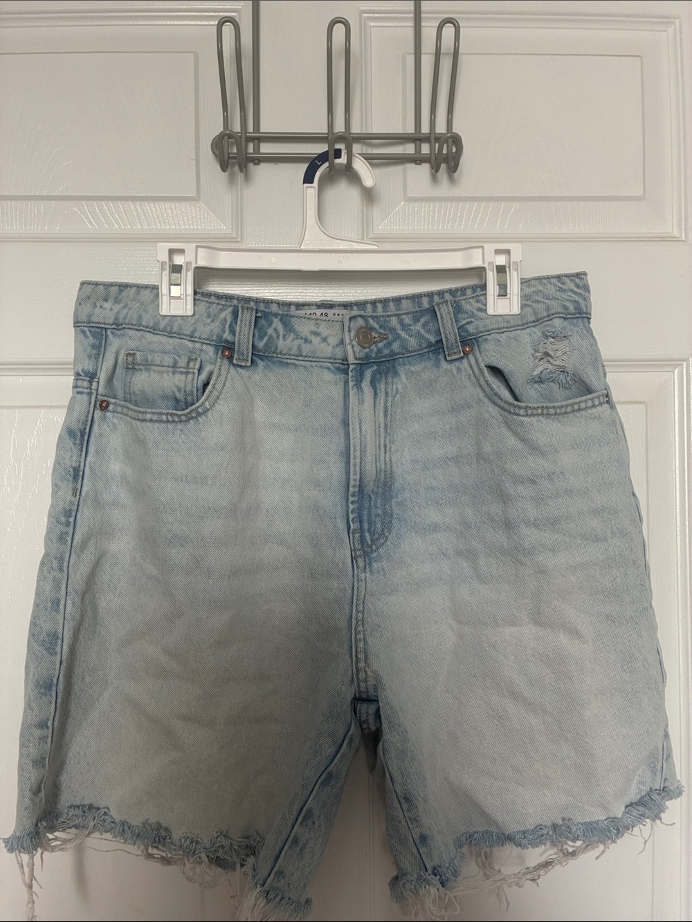 Primark Light Wash Denim Cutoff Shorts